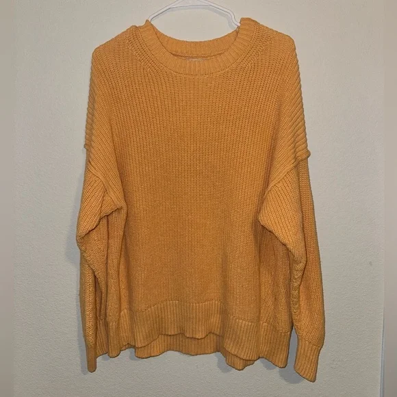 American Eagle Outfitters Knit Sweater Orange - Picture 2 of 5